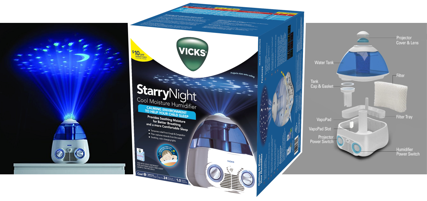 Vicks Evaporate, Vaporizer, and Ultrasonic Humidifiers Humidiviews
